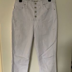 Madewell High Rise Crop Denim